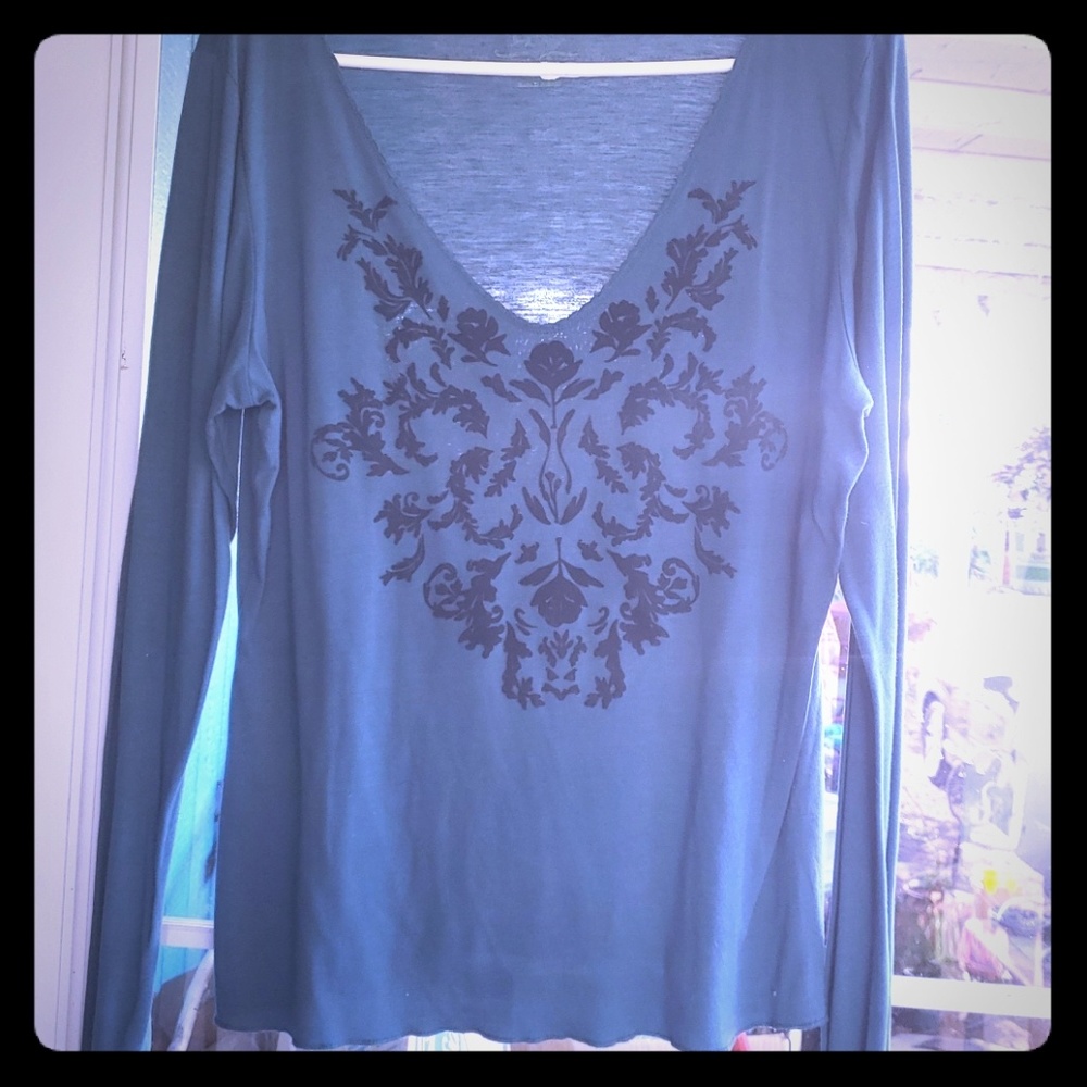 Cotton long sleeve shirt